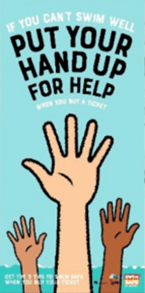 SwimSafe Pull up banner