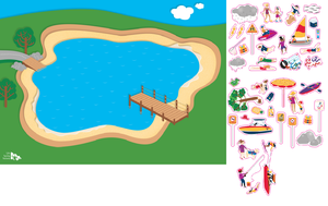 Educational Water Safety Boards with Magnets