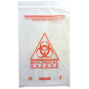 AEROHAZARD Biohazard Clinical Waste Bag 255 x 160mm