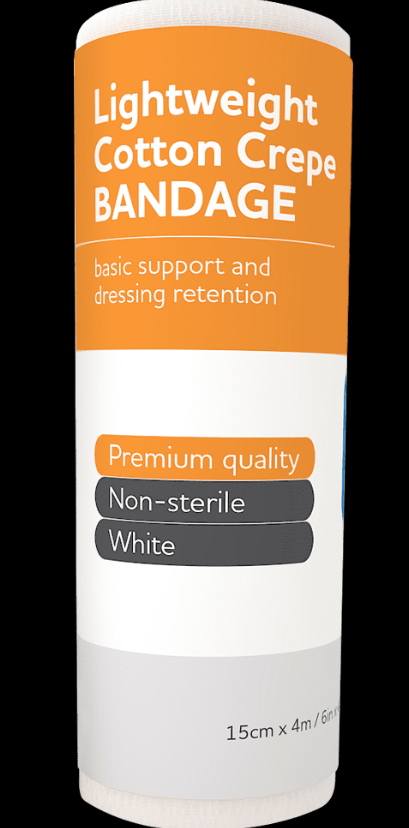 AEROCREPE Light Cotton Crepe Bandage 15cm x 4M Wrap/12