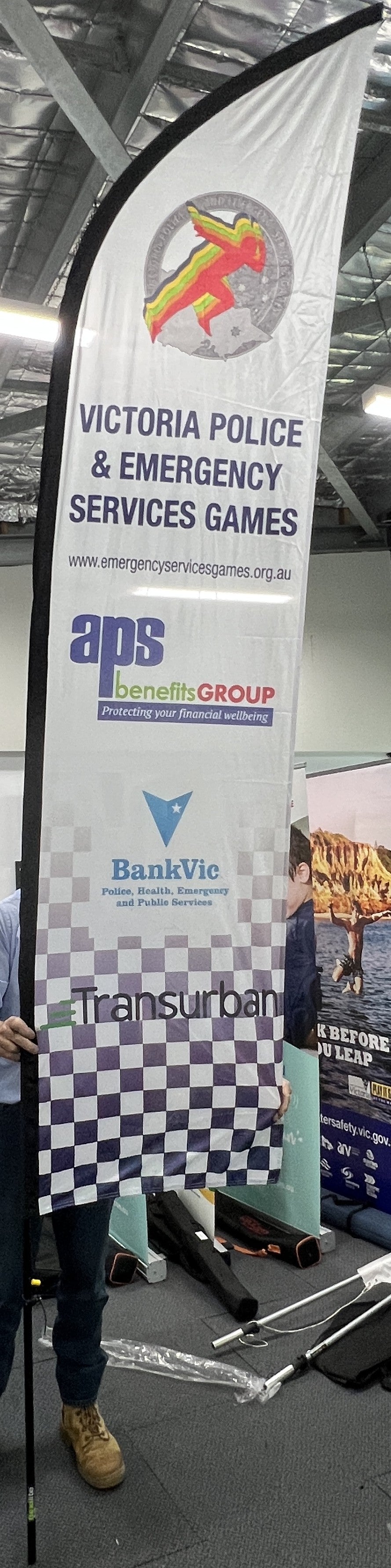 Emergency Services Feather Flag