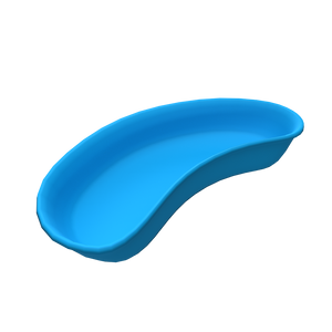 Disposable Blue Plastic Kidney Dish 700mL (230mm)