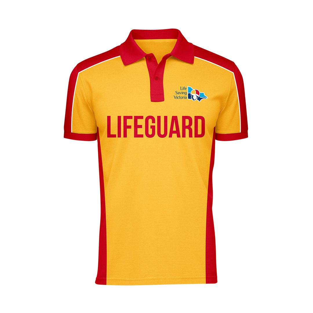 Pool Lifeguard Polo Shirt Men's fit - Long Sleeve & Short Sleeve