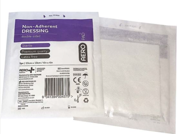 Non-Adherent Dressing 10cm x 10cm Sterile - each