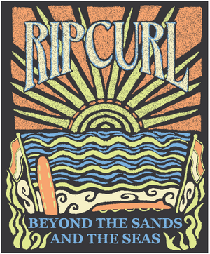 Rip Curl x LSV - Beyond the Sands and the Seas T-shirt Black