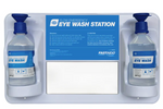 FastAid Flow Emergency Eye Wash Station, Plastic Wall Mount