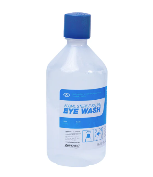 FastAid S3 500ml Eye Wash With Wall Bracket