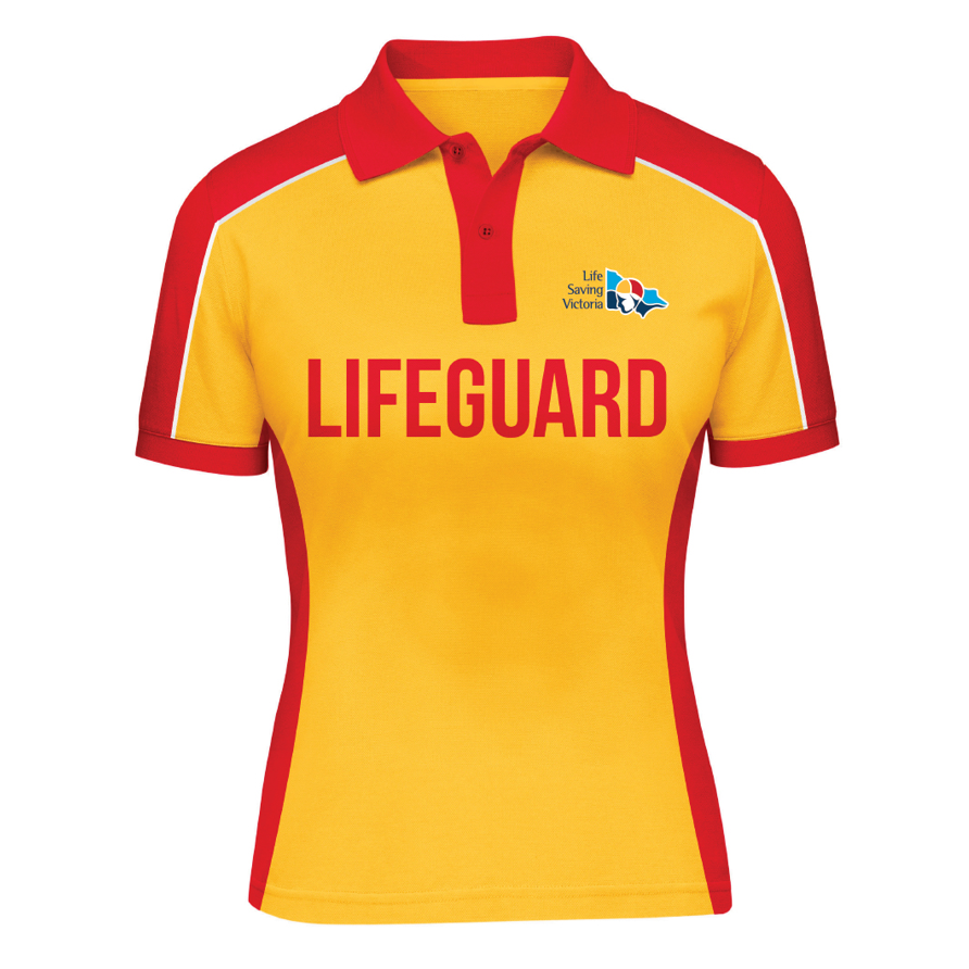 Pool Lifeguard Polo Shirt Women's fit - Long Sleeve & Short Sleeve