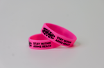 Watch Around Water Wristbands (Silicone) U5 Pink EACH