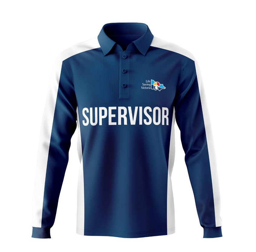 Pool Supervisor Long Sleeve Polo Shirt