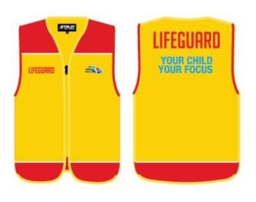 Pool Lifeguard Bib