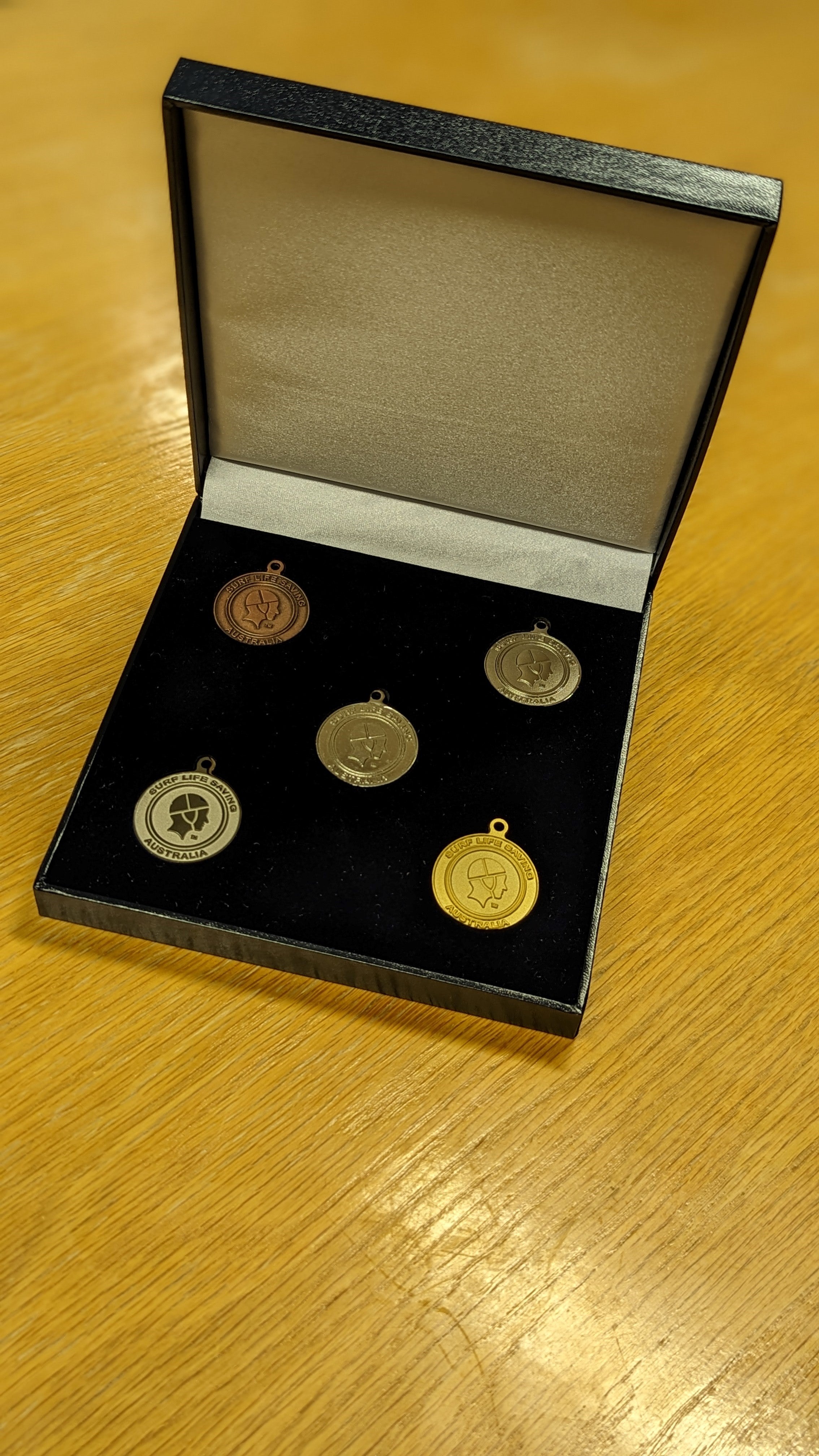 Presentation box for medals