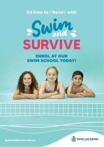 Swim and Survive Posters