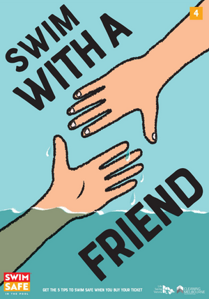SwimSafe Hallway 5-tips posters pk15